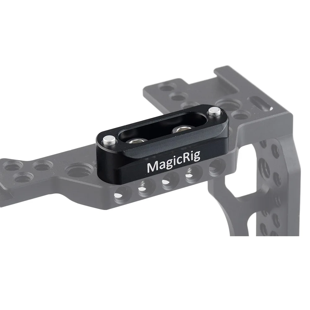 Magicrig Trilho de Segurança da Liberação Rápida Nato 70 mm 50 mm 48 mm para a Gaiola da Câmera de Dslr Punho da Nato com Screws Screws20 Parafusos Pino Anti-fora - Image 4