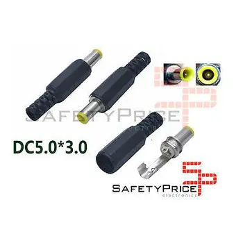 

2x power Connector Male DC Jack 5,0mm x 3.0mm aereo 5.0x3.0mm Samsung SP