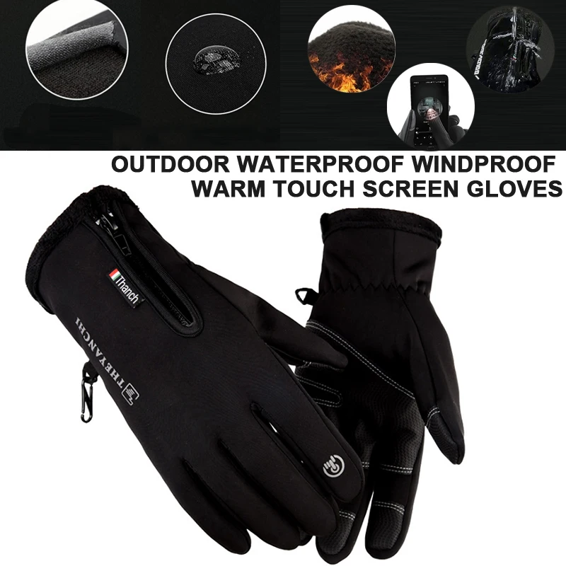 

Durable Waterproof Touch Screen Keep Warm Riding Skiing Mobile Phone Ski Gloves Warm Gloves Riding Glove Sports Gloves
