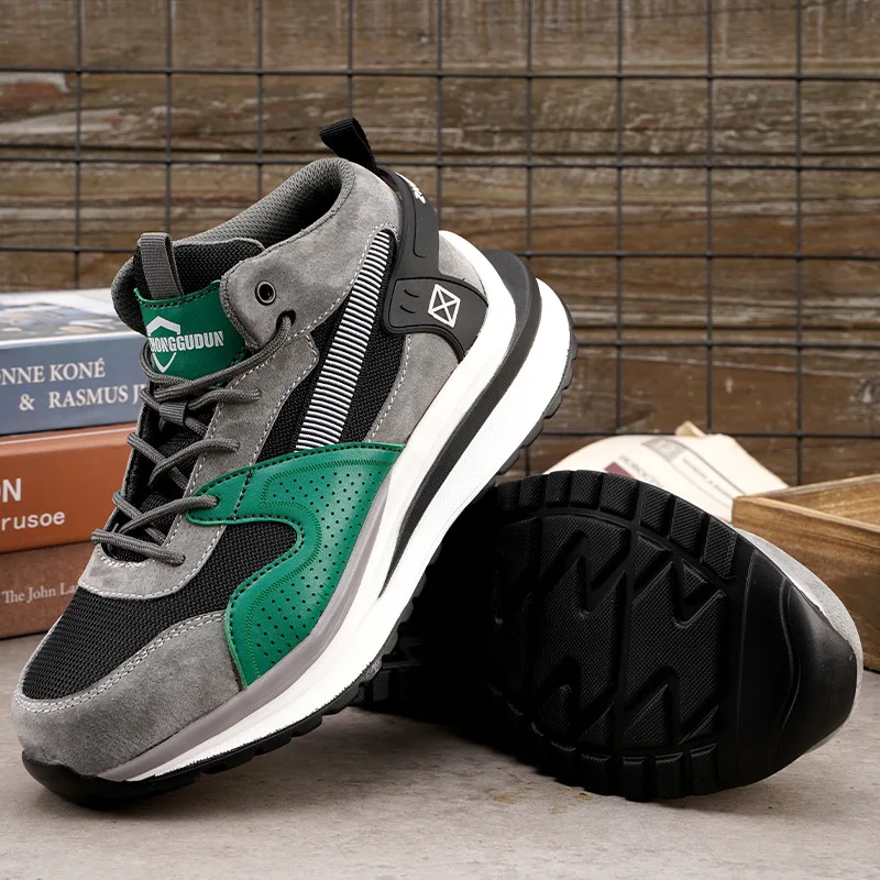 Safety Shoes Men Shoes Work Sneakers Men Steel Toe Shoes Work Boots Puncture Proof Industrial