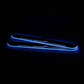 

Acrylic Moving LED Welcome Pedal Car Scuff Plate Pedal Door Sill Pathway Light For Jaguar XF 2015 2016 2017 2018