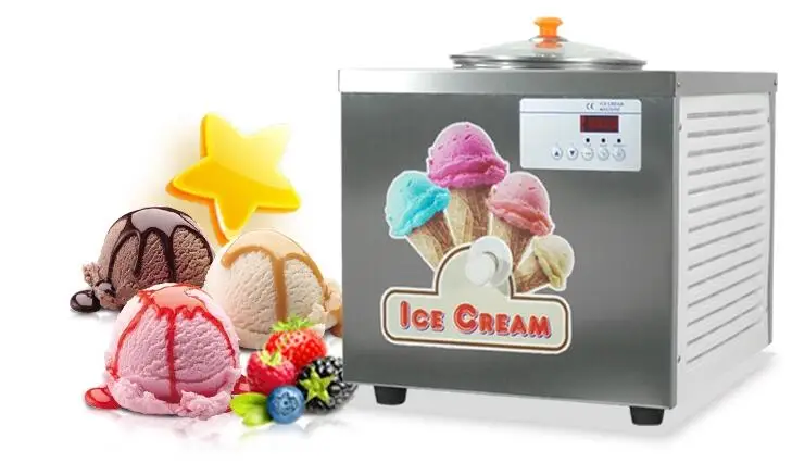 

2020 Table Top Mini Home Ice Cream Machine Stainless Steel Hard Ice Cream Machine Freezer Hard Ice Cream Making Machine