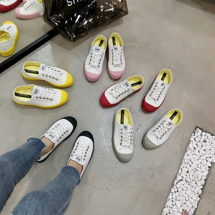 

Summer New Style South Korea Canvas Shoes Korean-Style Full Fashion Comfortable Versatile Free Form Folding