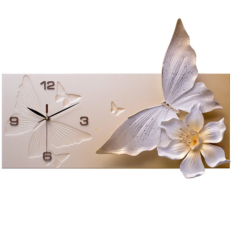 

creativity wall clock fashion drawing room modern art pocket watch decorate tide individuality When the clock