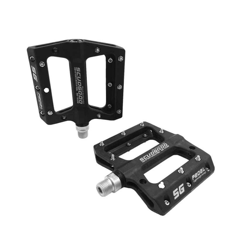 High-Quality-Portable-Mountain-Bike-Bicycle-Pedals-Nylon-Fiber-4-Colors-Big-Foot-Road-Bike-Bearing (3)