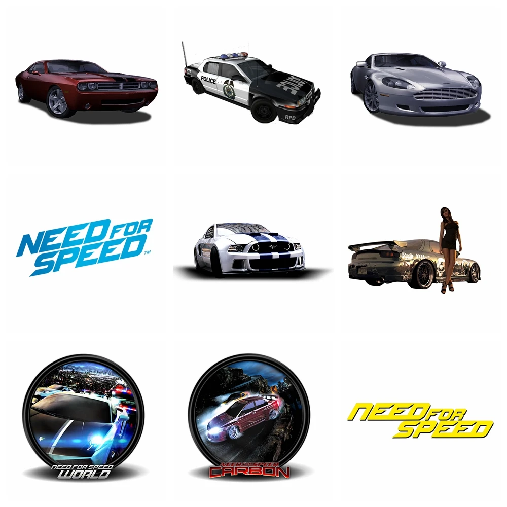 Fashion Need for Speed Auto Sticker Interesting Reflective Car Stickers Decals | Автомобили и мотоциклы