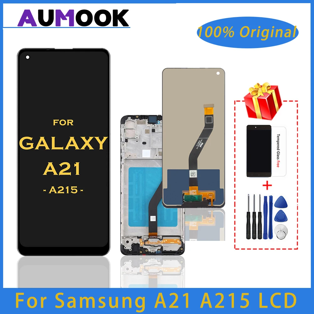 6 5 ''Оригинальный ЖК-дисплей для Samsung Galaxy A21 A215 сенсорный экран дигитайзер