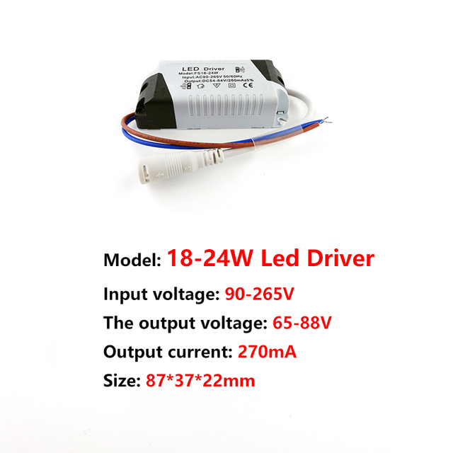 Driver 240ma 1-3w 4-7w 8-12w 18-24w 270ma LED Power Supply Adapt Unit AC85-265V LED Lights Transformers Driver For LEDs