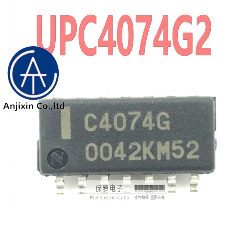 

10pcs 100% orginal new real stock Operational amplifier UPC4074G2 C4074G SOP-14