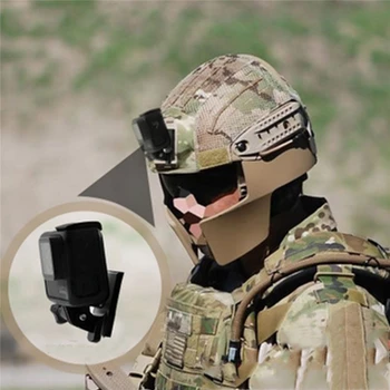

For Gopro Hero 8/ 360 One Action Camera Aluminum Helmet Fixed Mount Quick Release Camera Adapter Hat Cli