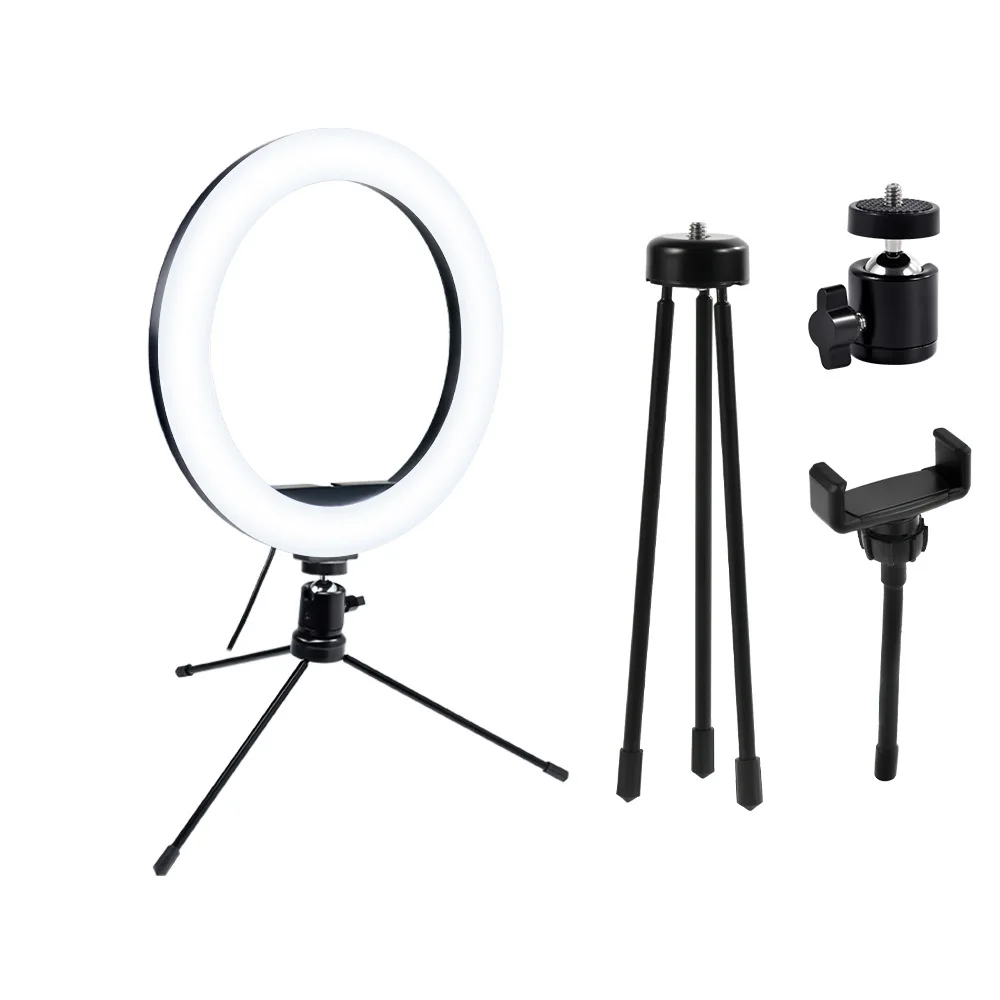 

Spot LED 10-inch Fill Light Desktop Live Fill Light Hot-selling Selfie Ring Light For Shooting Take photo