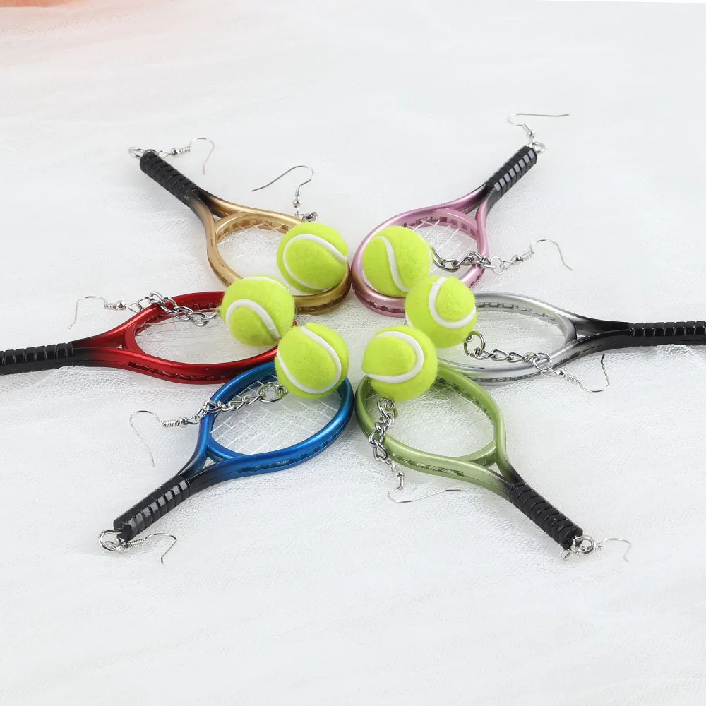 Orecchini Pendenti In Pelle Ecologica A Forma Di Palla – Calcio, Baseball, Basket, Rugby – Per Donne Sportive