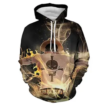 

Fashion stranger things One Piece Anime 3D Hoodies Men pullovers Women Hoody Casual Long Sleeve 3D Print Sweatshirts Streetwear