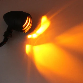 

4x LED Motorcycle Indicators Motorbike Turn Signal Lights front rear Bulb bullet