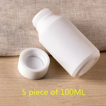 

5 piece of 100ML Thickened PTFE Reagent Bottle plastic container Strong acid and alkali resistance