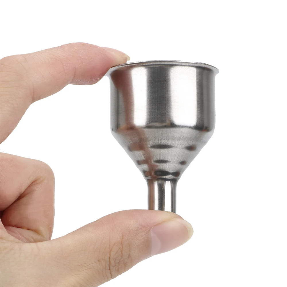 Stainless Steel Funnel Mini Bar Wine Flask Funnel Small Mouth Filling Hip Flask Narrow-Mouth Bottles