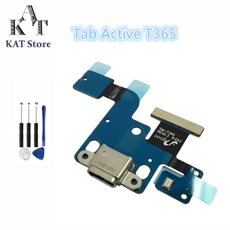 KAT USB Charging Dock Flex Cable For Samsung Galaxy Tab Active LTE T365 SM-T365 Charger Port Connector Quality Guarantee | Мобильные