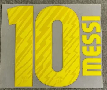 

2010-2011 Messi Nameset A.Iniesta Xavi David Villa Puyol Printing iron On Transfer Patch Badge