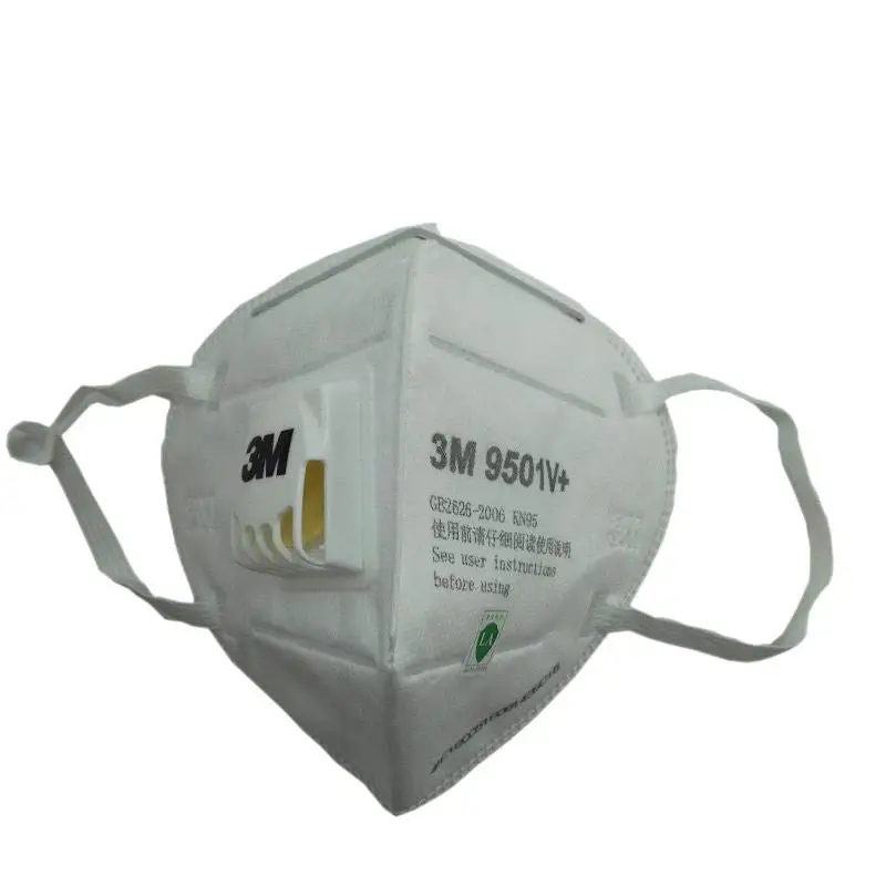

10Pcs N95 Face Mask 3M 9501V+ anti Fog Dust mascarillas Mask 3M Respiratory Valve Protective ffp3 ffp2 Dust Mask mascherina ffp3