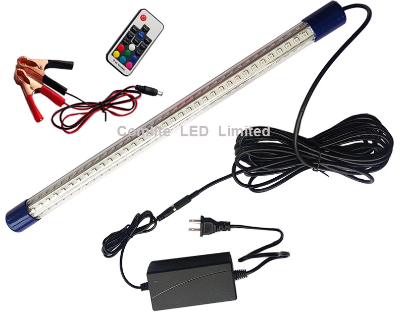 Lumière submersible imperméable de LED, 10 LEDs Cylindre télécommandé