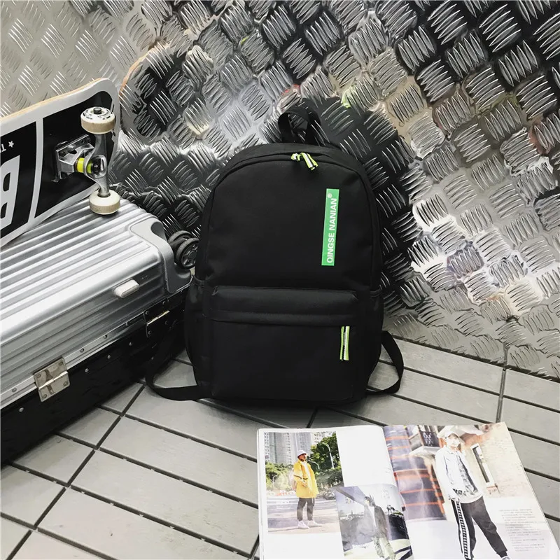 

New Style Casual Backpack Schoolbag Couples Backpack Logo