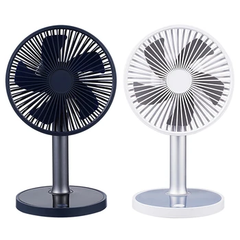 

Table Mini Fan Rotation 4 Speed USB with LED for Home Office
