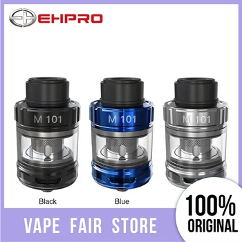 

Original Ehpro M 101 Subohm Tank 2ml/3ml with Innovative EL1B-2 Mesh Coil 0.3ohm for BYPASS Mode Top Refill Tank VS Zenith MTL