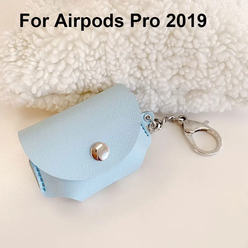 Кожаный чехол для Apple Airpods Pro 3 2 1 Air Pods Airpod Pro, противоударный защитный чехол, милые наушники, аксессуары для наушников - Цвет: For Airpods Pro