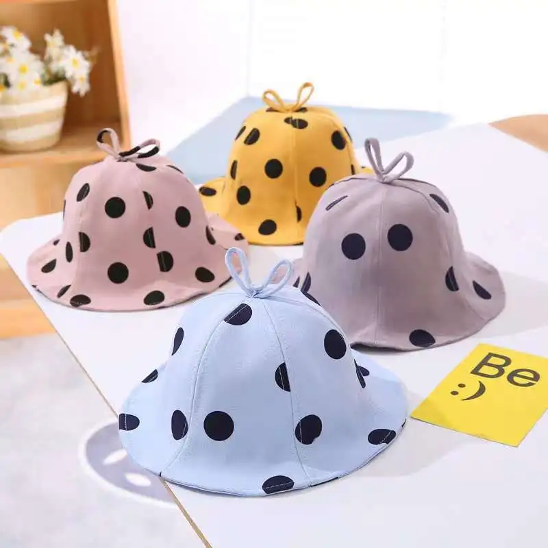 

Spring Bucket Hat Children Bucket Hat Baby Kids Spring And Autumn GIRL'S Summer Small CHILDREN'S Men And Women Children Sun-resi