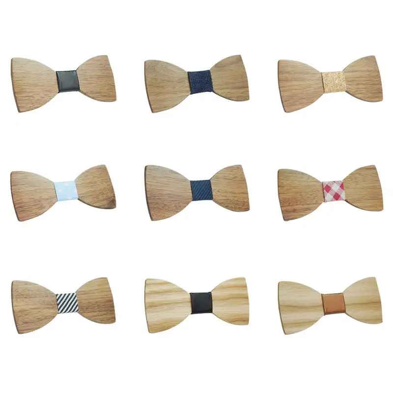 Женские деревянные мужские бабочка-бабочка деревянные галстуки-бабочки для вечерние рубашки одежда галстуки-бабочки