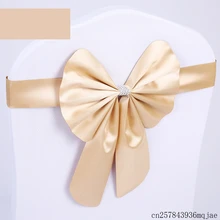 100 шт. чехлы для стульев с бантиком и кроликом Sahses эластичные мерсеризованные кожаные чехлы для стульев декор для свадебной вечеринки