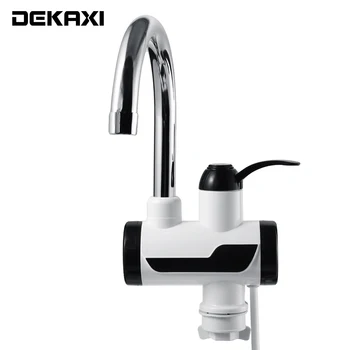 

DEKAXI 3000W Instant electric faucet tap EU PLUG water heater LED display bathroom kitchen faucet tap water heater