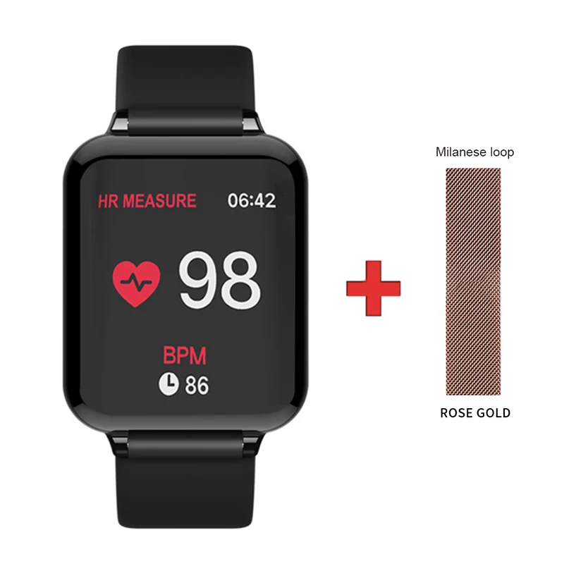 2021 Mens Smart Watch Waterproof B57 Hero Band 3 Heart Rate Blood Pressure Sprots Relogio Smartwatches Bracelet for Android IOS 
