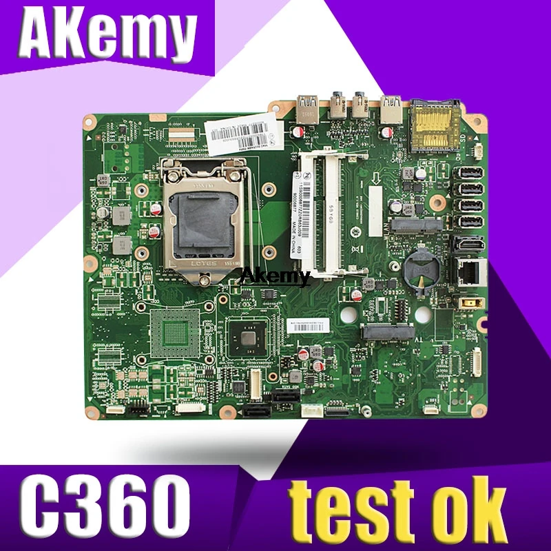 

Original New For Lenovo AIO C360 C460 PC Motherboard CIH81S MB-6050A2571501Mainboard 90005431 90004543 LGA 1155
