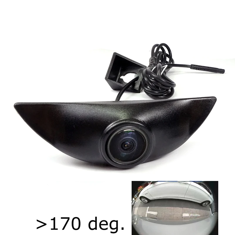 CCD AHD Car Front View vehicle Logo Camera for Nissan Brand Embeded Mark front Camera  installed the car logo parking assist