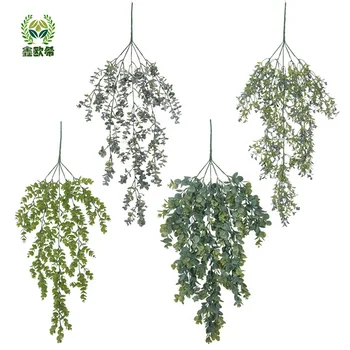 

xin ou Greek Artificial Eucalyptus Money Leaf Rattan Fishing Plants Eucalyptus