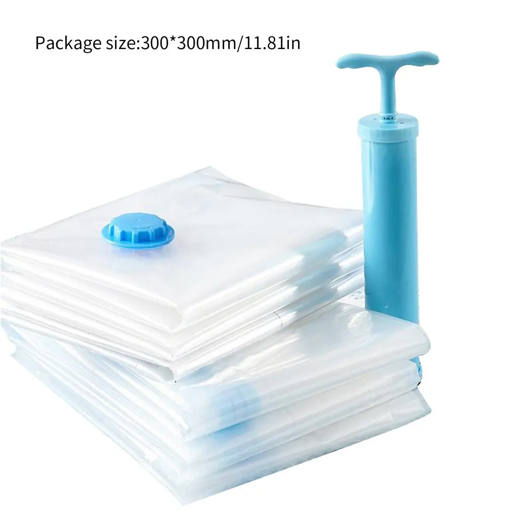 6 шт. анти-плесень вакуумные сумки для хранения стеганых одеял компактный пылесос с мешком ручной насос