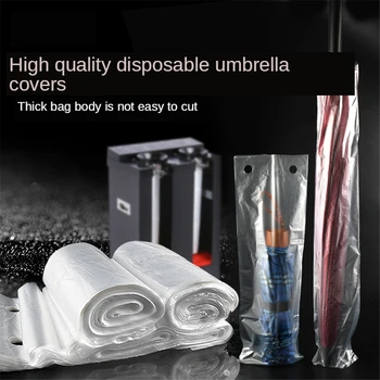 

B-LIFE Disposable Wet Umbrella Bags 500 Pack Universal Fit Wet Umbrella Bags Disposable Plastic Bag Dispenser Refills