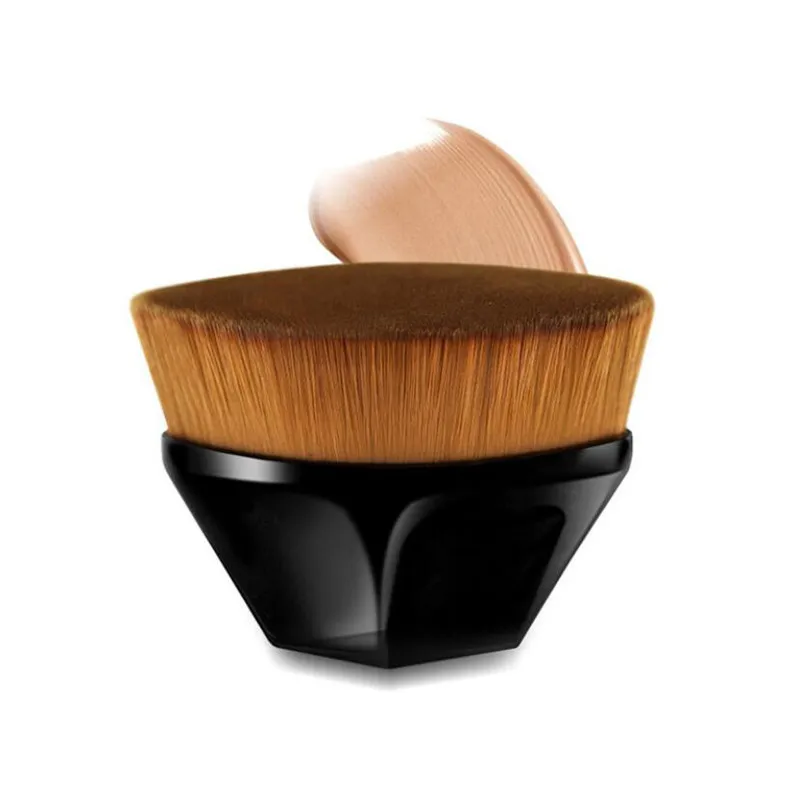 Pennello per trucco a sei angoli Kabuki pennello per fondotinta impeccabile per Set di pennelli per trucco liquido trucco sintetico morbido cosmetico per le donne