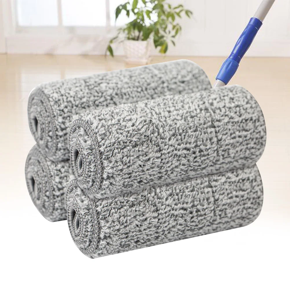 

10 Pcs Household Floor Mop Pad Thick Reusable Soft Easy Install Washable Cleaning Sweeping Microfiber Water Absorption Quick Dry