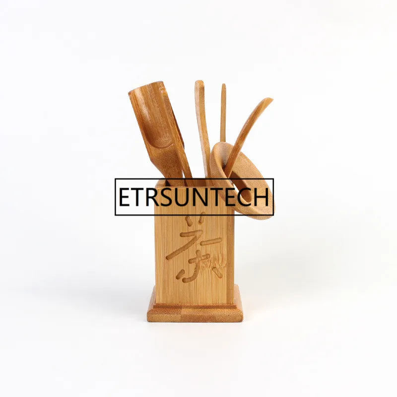 40Set Bamboo Tea Ceremony Tool Set Tea Ceremony Accessories Chinese Japanese Hot Black Teaware Tool Suits - Color: S