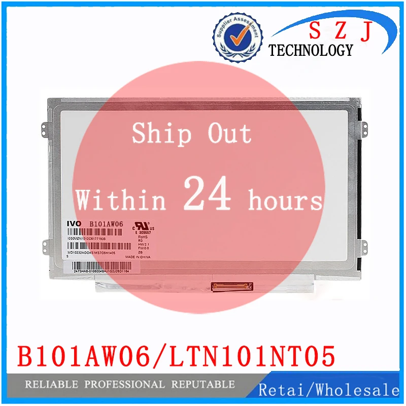 Тонкий светодиодный экран 10 1 дюйма дисплей B101AW06 LTN101NT05 N101I6 B101AW02 hsd101pfw4 для ACER ASPIRE ONE