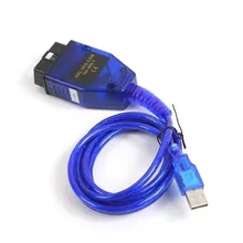 Автомобильный USB Vag-Com интерфейсный кабель KKL VAG-COM 409,1 OBD2 II OBD диагностический сканер Авто кабель Aux USB Vag-Com интерфейсный кабель