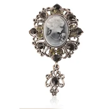 Выдалбливают красоты голова брошь с кисточками цветок корсаж Европа и Америка Популярный орнамент завод прямые продажи оптом AliExp