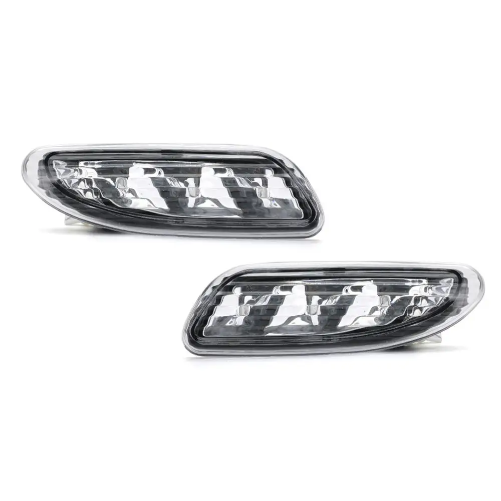 Areyourshop бампер светильник s парковочный сигнал для Benz W203 c-класс 2001-2007 боковой маркер указатель поворота светильник авто аксессуары - Испускаемый цвет: Clear