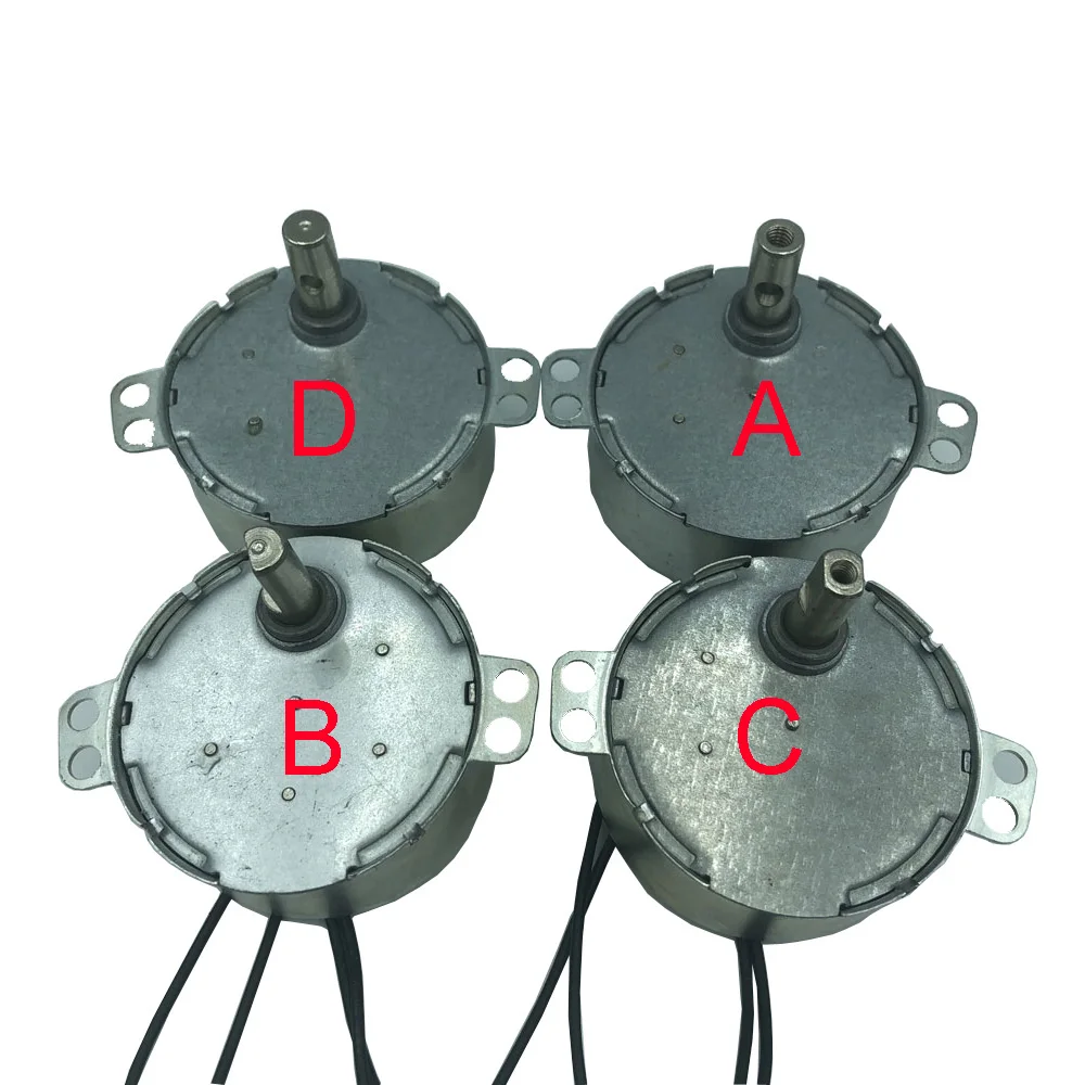 TYC 50/TYC49/TYJ50/50TYZ переменного тока 5V 6V 9V 12V 24V 110V 220 240V 50/60 Гц Синхронный двигатель 1 4 60