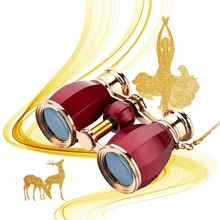 AOMEKIE 4X30 опера очки Театральный бинокль металлическая оправа оптические линзы телескоп с цепочкой элегантный дизайн для женщин подарок для девочек