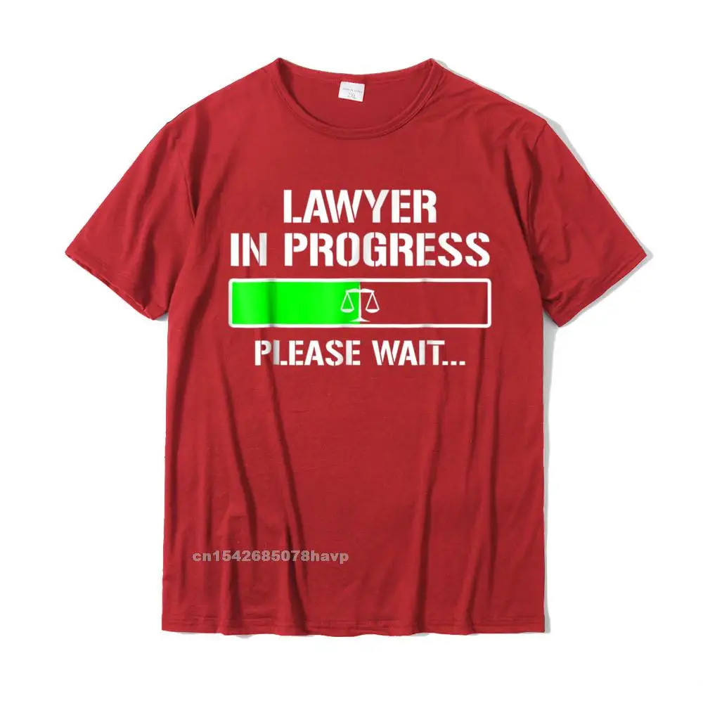 Casual Tops Shirts Slim Fit Crew Neck Design Short Sleeve 100% Cotton Men T Shirt Casual T Shirts Wholesale Lawyer In Progress T-shirt Funny Law School Student Tee Gift__51. red