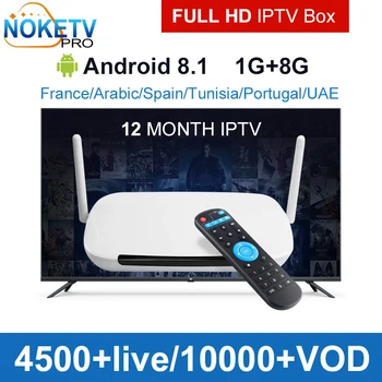 

Q9 TV Box With NOKETV PRO Activation Code 1 Year Subscription Europe French Italian Channels Android Arabic TV Box