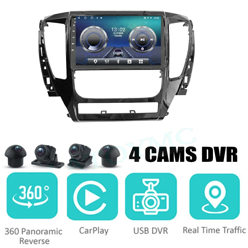 

Автомобильная аудиосистема Carplay DVR 360 Birdview около 4G Android система для Mitsubishi Pajero Sport Shogun Sport Montero Sport